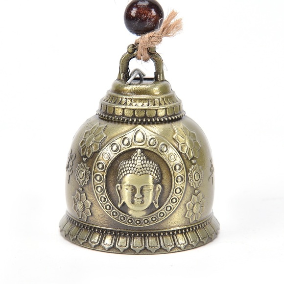 Bronze good LUCK Feng shui Buddha bell - Picture 4 of 10